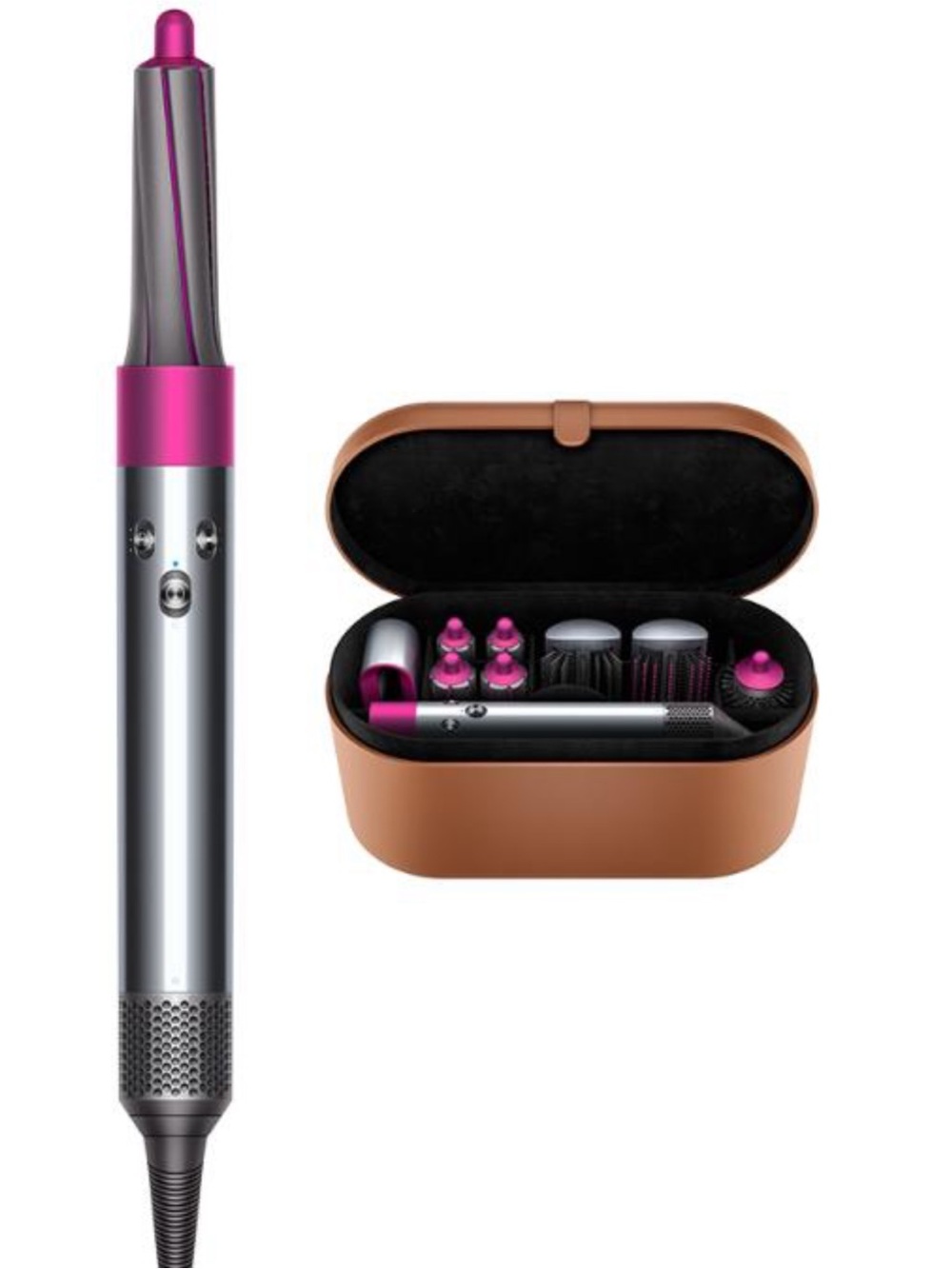 First-generation Dyson Airwrap styler Complete Nickel/Fuchsia